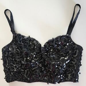DKNY Black Bustier